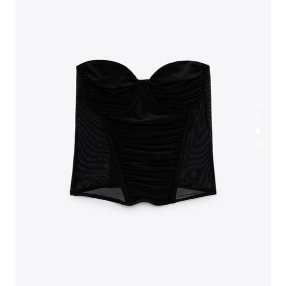 Black Tulle Corset - Picture 4 of 5